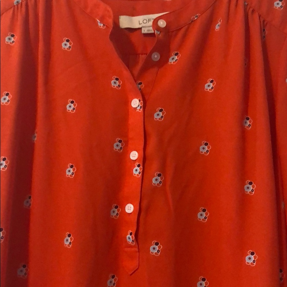 Loft long sleeved blouse